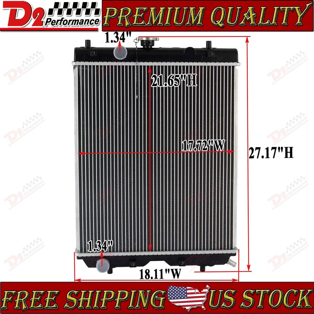 Radiator For Kubota L47 L4760 L5040 L5060 L5240 L5740 L5460 L6060 TD27016010
