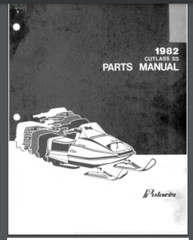 1982 Polaris Cutlass SS SNOWMOBILE Parts list Book Manual 47 pages