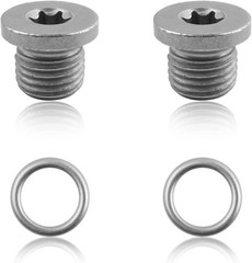M14x1.5 Oil Pan Drain Plug (2PCS), Universal Automotive Bolt for Draining Old Oi