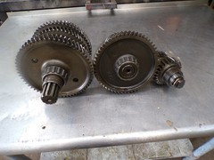 Ford Tractor Jubilee Transmission Top & Bottom Shafts W/Gears & Reverse Idler