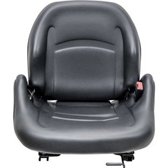 Fits Komatsu Forklift Seat – Fits Various Models – Black Vinyl