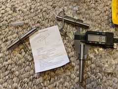 ARGCONNER Maple Syrup Taps Kit Stainless Steel Spiles for Tapping Trees 3 Spiles