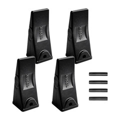 Excavator Bucket Teeth with Pins, 4 Pack X156L Bucket Tooth Set for Smooth & Eff