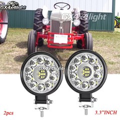Fit Ford Tractor 2N9N 8N 600 800 NAA 310066F LED Headlight Round LED Work lights
