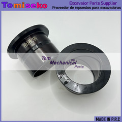 1pc Bucket Bushing 90x100x90x130mm (ID*OD*H*Flange) Bearing Steel With Flange
