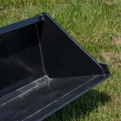 Titan Attachments 72″ Skid Steer Dirt Bucket V2, 1/8″ Thick Structural Steel