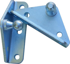 Angled Lift Support Bracket inside Mount – Zinc Plated 10 Gauge Steel – 10Mm Bal