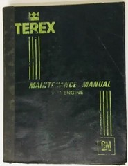 Vintage Terex Euclid GM Series V-71 Diesel Engine Maintenance Manual Illustrated