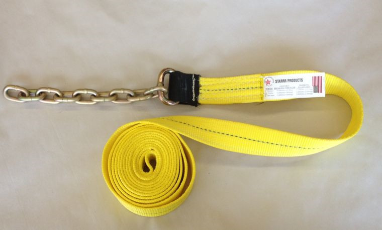 (1)-GATOR 8 Point Lasso 5/16 x 12 Inch 19.6K Rollback Tie Down Flatbed Tow Truck