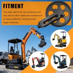 For Mini Excavator Accessories ISDZJL-H12 Front Idler Track Idler Wheel Assembly