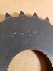 SpeeCo HS806024 Sprocket/#60 Chain, 24 Teeth/X -HUB, 5540578