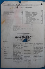 CHAR LYNN MODEL 600 HYDRAULIC POWER UNIT OPERATION & MAINTENANCE MANUAL BOOK