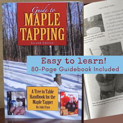 Maple Syrup Tree Tapping Kit – (10) Spiles + (10) 3′ Tubes + (1) 1 QT Maple Sap