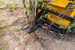 Heavy Duty Hydraulic Post &Tree Puller Attachment Fit Bobcat Skid Steer Loader