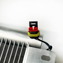 For H12/QH12 Mini Excavator Attachment Radiator Plus Hydraulic Oil Cooler Fan US