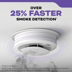 Kidde Smoke and Carbon Monoxide Detector, Hardwired with 10-Year Battery Back…