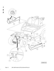 2005 2006 Gas & Electric Service Parts Manual Club Car Precedent 0406P