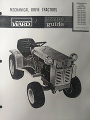 Montgomery Ward Gilson Gear Drive 16 hp Garden Tractor Owners Manual GIL-33156B