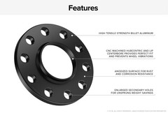 Stancemagic 2Pcs 12Mm 0.5 Inch 5X120 Hubcentric Wheel Spacers 72.6 72.56 Bore