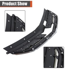 Silvery Black Front Grille Upper Replacement 2016-2019