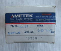 Ametek Gauge 0/60 in. H2O Gauge 162787