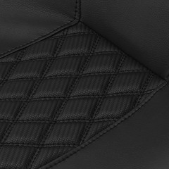 2-Up Rider Passenger Seat for Road King Street Glide 2009-2023 Black