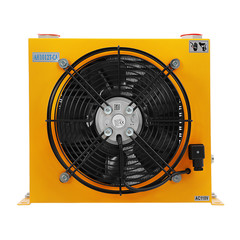 1450rpm Cooler 110V 60W Hydraulic Oil Cooler Aluminium Rectangular Radiator