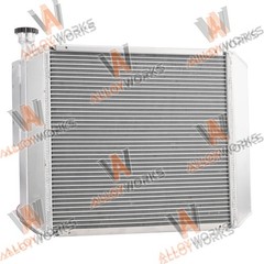 4-Row Aluminum Forklift Radiator For Hyster H40XL H45XL C177 GM 3.0L #1329169