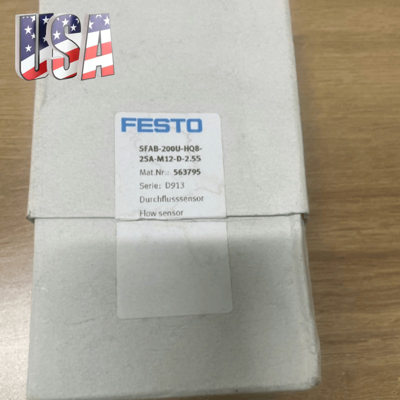 1PCS New Festo SFAB-200U-HQ8-2SA-M12 flow sensor SFAB200UHQ82SAM12