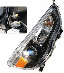 Halogen Headlight Assembly 2011-2019 Mitsubishi Outlander Sport ASX LED DRL L/R
