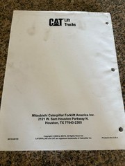 Caterpillar Lift Truck S4S Diesel Engine DP20,25,30,35N Service Manual 2008