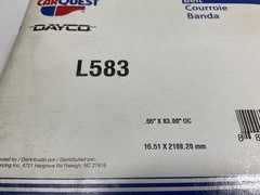 Carquest (By Dayco) L583 Lawn & Garden Power Equipment Drive Belt, 5/8 X 83″