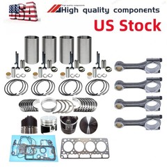 V1100 Overhaul Rebuild Kit+connecting rod For Bobcat Loader AICHI SP090 Tractor