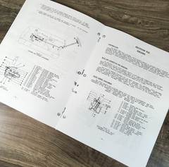 Oliver 60 Row Crop Tractor Parts Operators Manual Set Owners Catalog Book