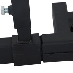 60″ 2000lbs Clamp on Pallet Forks Loader Bucket Skidsteer Tractor