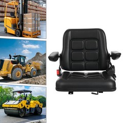 Forklift Seat Forklift Seat with Safety Belt and Armrest Tractor Excavator Seat