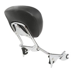 Detachable Passenger Sissy Bar with Luggage Rack and 4Pt Docking Hardware
