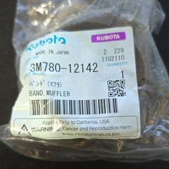 Kubota Muffler Band 3M780-12142 Compatible with Kubota Tractor Equipment