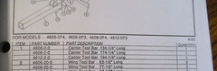 *Krause 4600 Series Row Crop Cultivator Parts & Assembly Manual 1994 s/n 2658-
