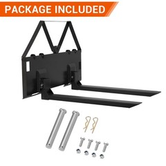 ⭐45″Heavy Duty Skid Steer Pallet Forks for Tractors Attachment for Loader 3200LB