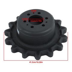 Sprocket 7165111 For Bobcat T190 T180 T140 With 6 Large Bolt Holes 15 Tooth