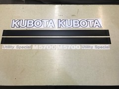 Kubota M5700 Tractor decals