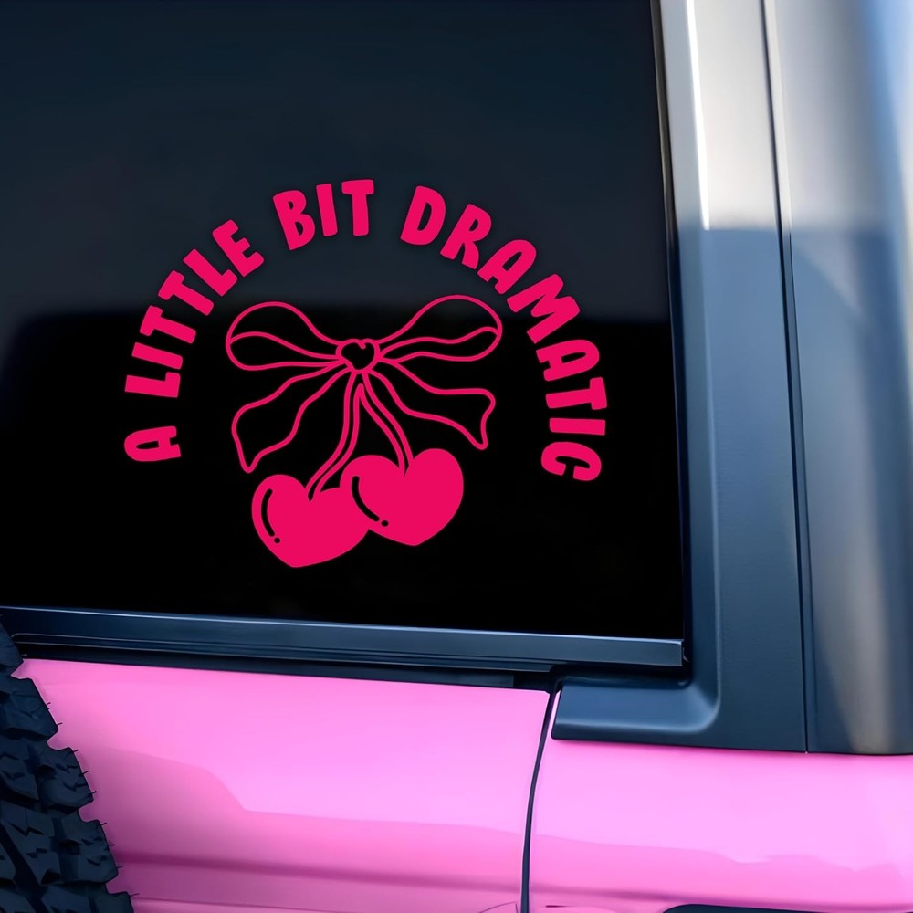 Funny Waterproof Vinyl Bumper Decal 8 Inches, Cute Positive Affirmations Car Mir