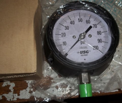 AMETEK USG 170069K 0-100PSI 1/2″ NPT C1986K 125MM GAUGE GAGE (363)