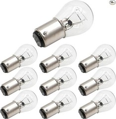 10-Pack 6V 21/5W Tail Brake Light Bulb Assemblies for Car and Motorcycle Replace