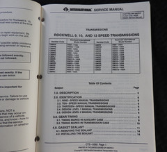 INTERNATIONAL NAVISTAR Semi Truck 9 10 13 Speed Transmission Service Manual NICE