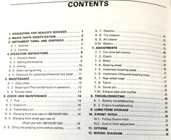 Kubota B6100 B6100E B7100 Tractor Operators Manual Owners Book Maintenance