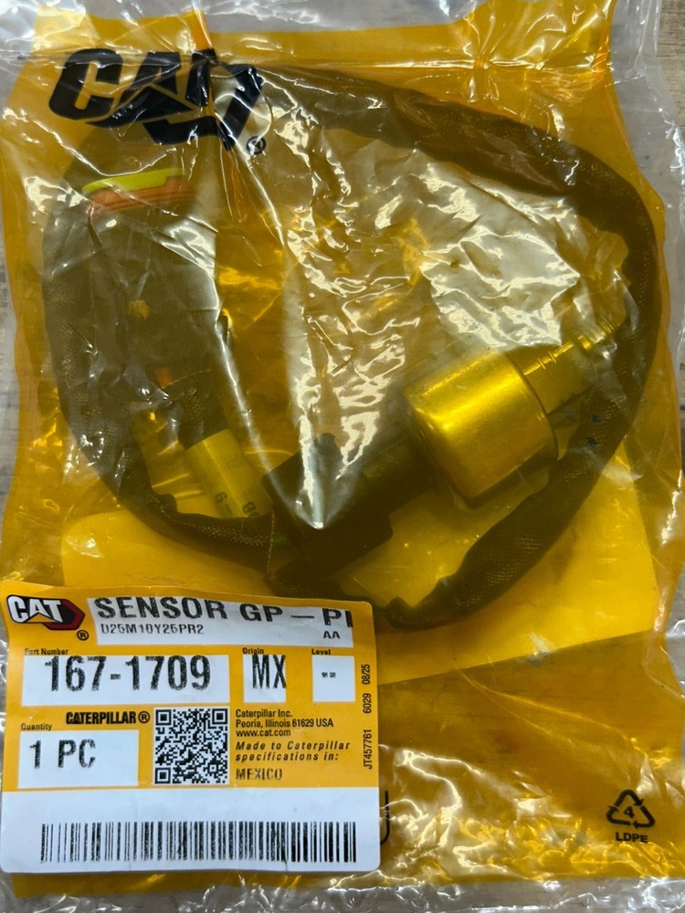 Caterpillar Genuine OEM 167-1709 Pressure Sensor New