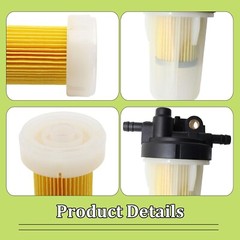 Fuel Filter Assembly & 2pcs Filter For Kubota B-Series 6A320-58862 6A320-58830