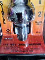 Acme Reversible 1 7/8 & 2″ Chrome Trailer Ball 6000 Lb Max